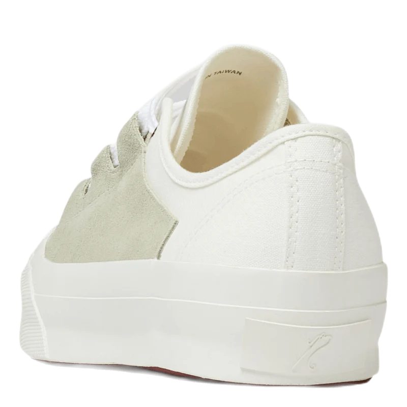 Asymmetric Ghillie Sneaker White