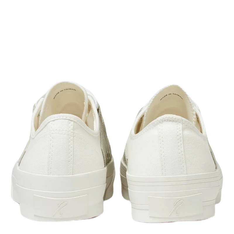 Asymmetric Ghillie Sneaker White