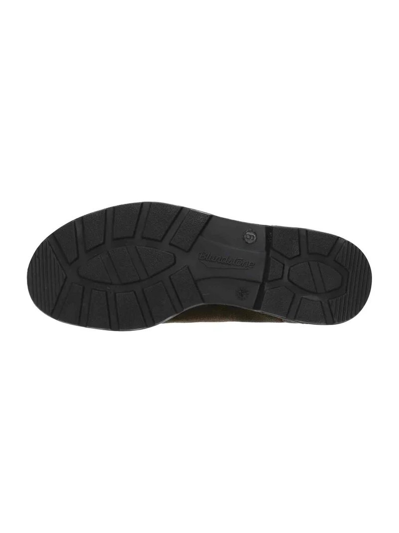 1615 Men dark olive rub suede