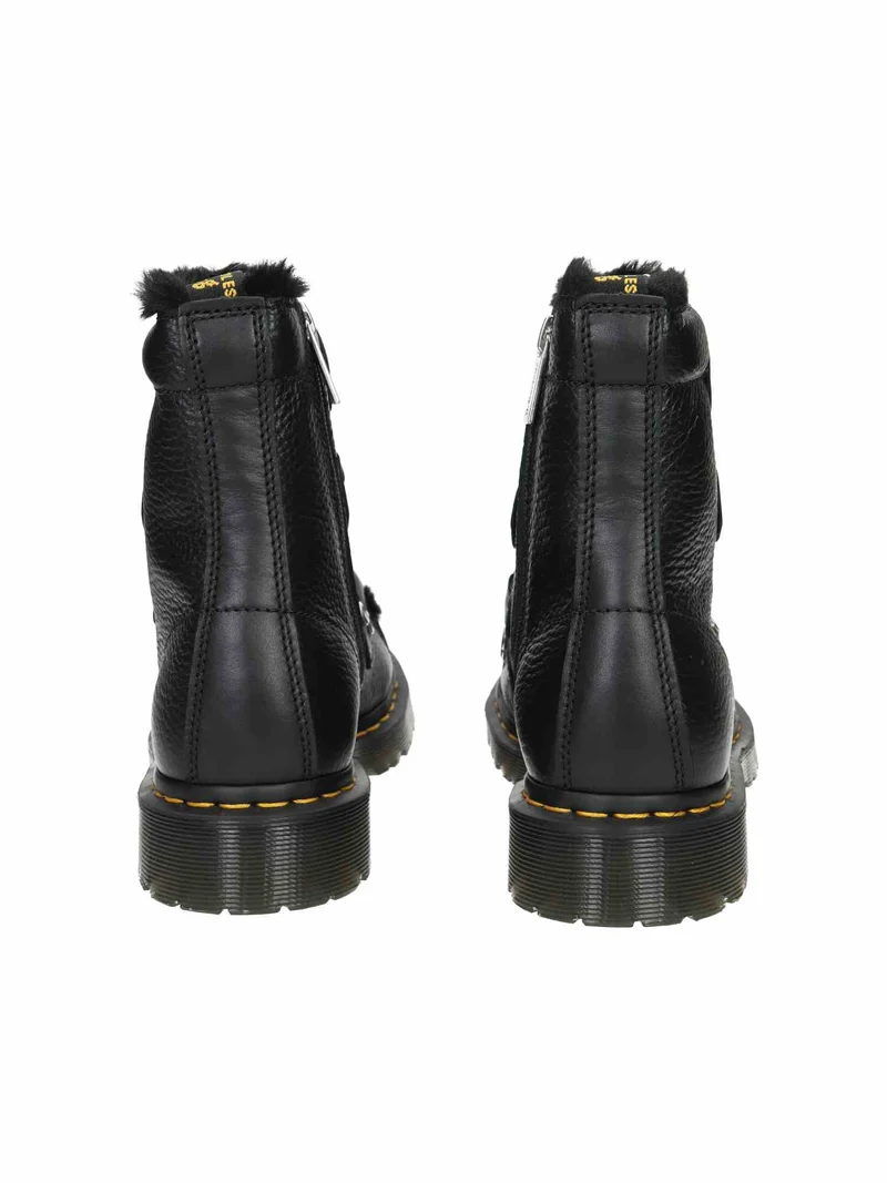 1460 Ltt Fl Milled Nappa+Wanama+Milo Fur black