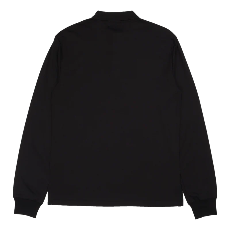 Slim Fit Soft Cotton Polo Shirt Black