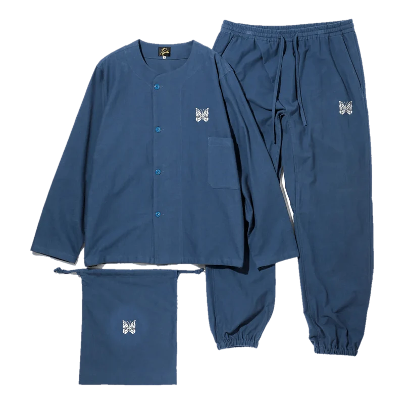 Pajama Set - Cotton Flannel Blue
