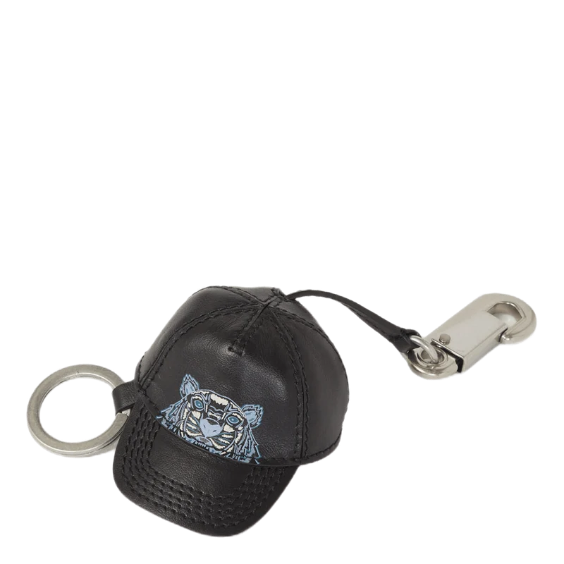 Cap Tiger Keyring Black