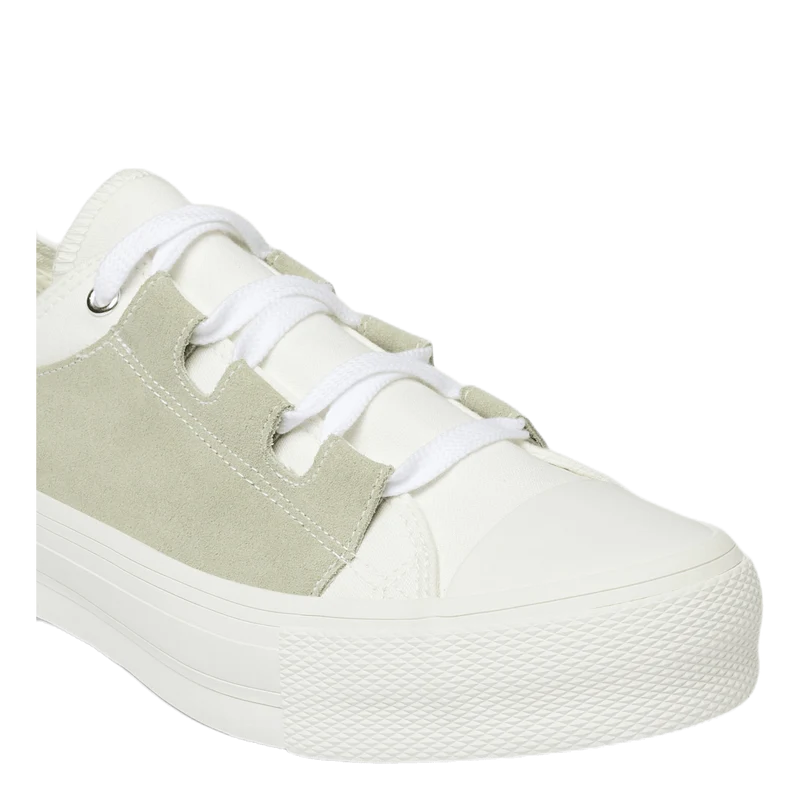 Asymmetric Ghilie Sneaker White