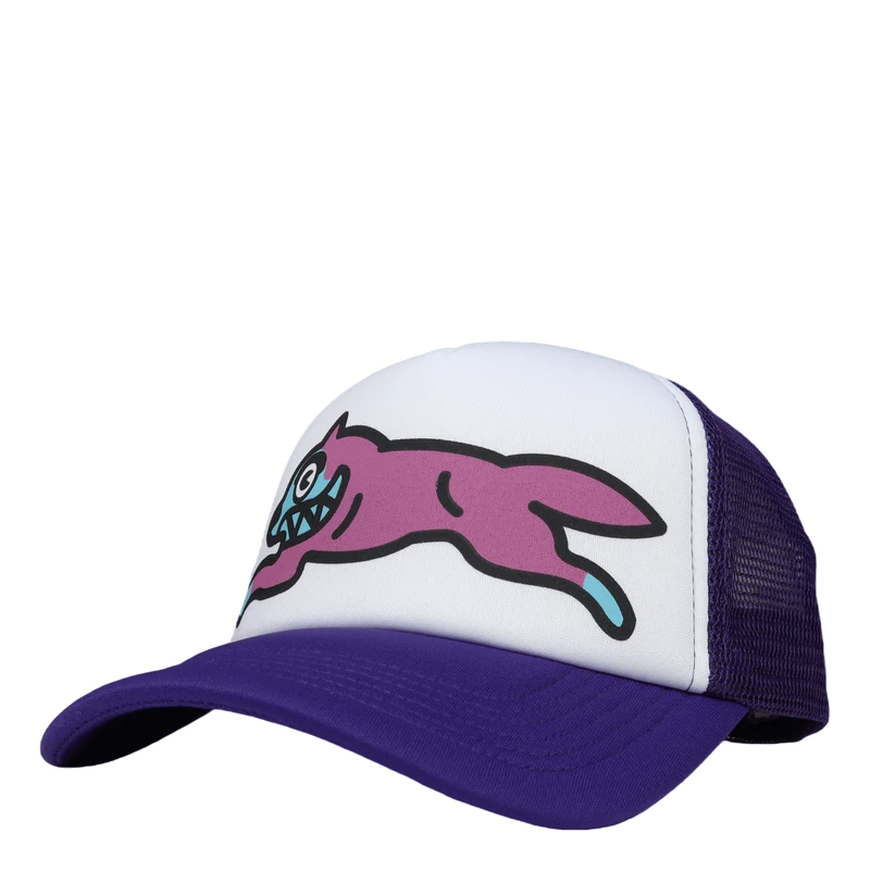 Running Dog Trucker Cap Purple