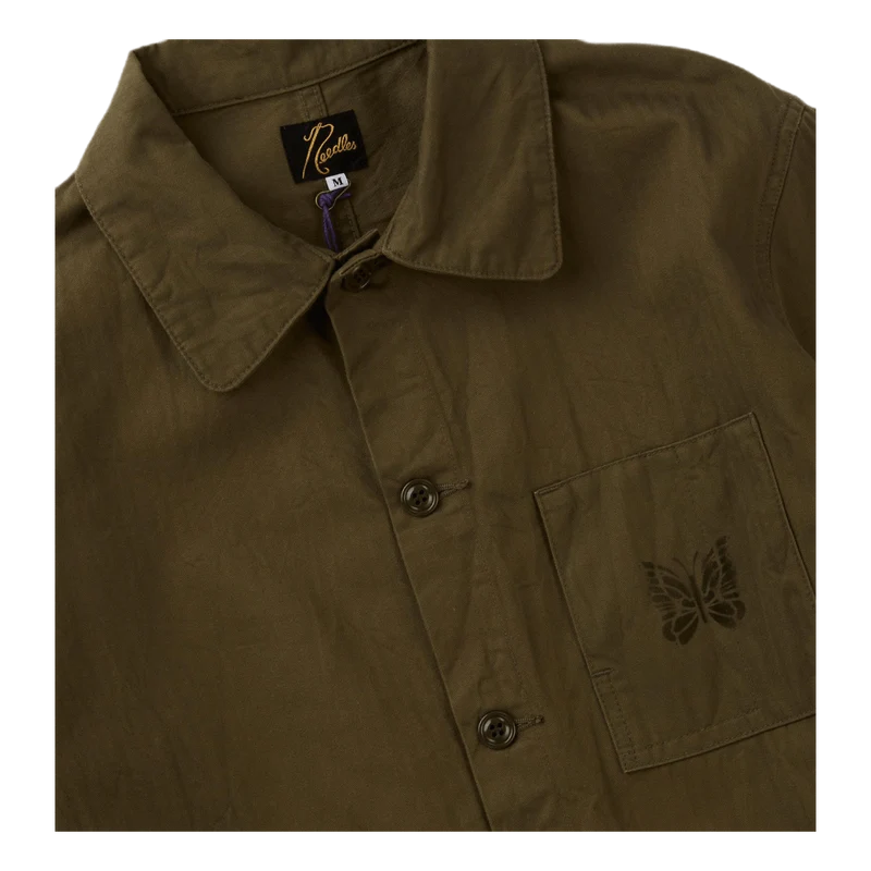 D.n. Coverall Jacket - Cotton Olive