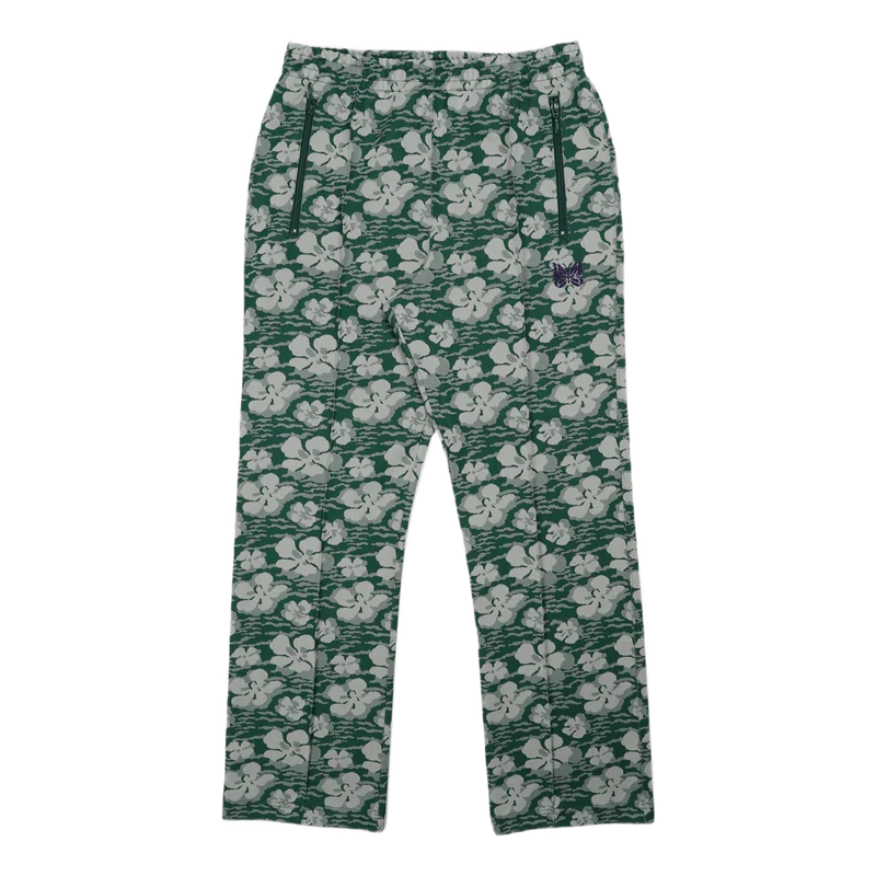 Track Pant Poly Jaquard Floral