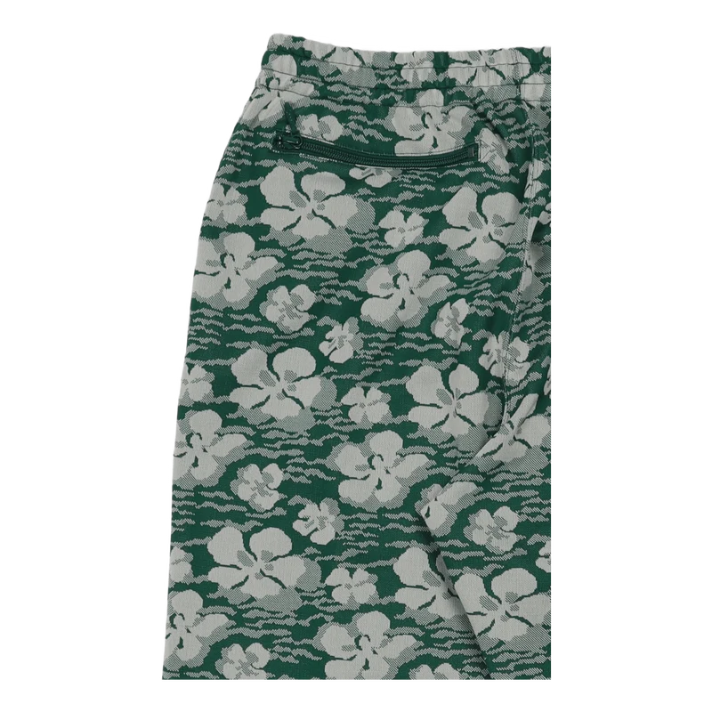 Track Pant Poly Jaquard Floral