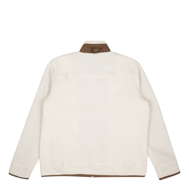 Frederik Fleece Full Zip Jacke Ecru