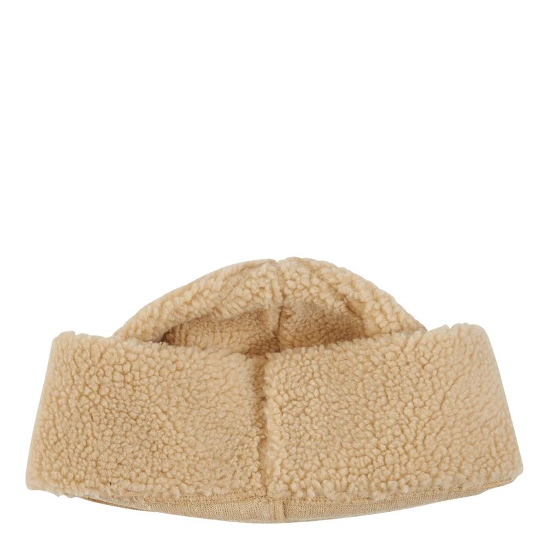 Fur Ball Beanie Camel