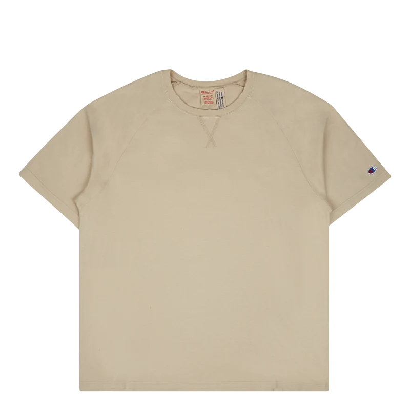Crewneck T-shirt Brown Rice