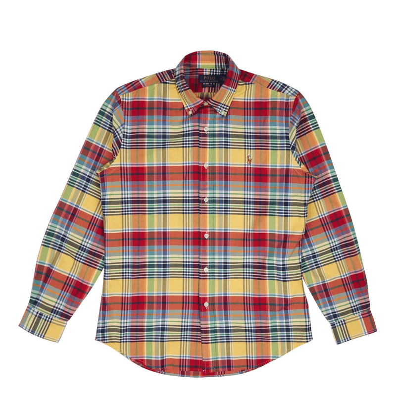 Cubdppcs-long Sleeve-sport Shi 5724b Yellow/red Multi
