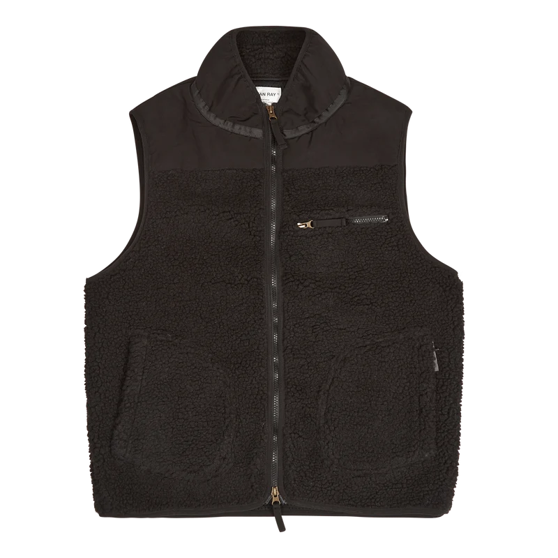 Fleece Layer Vest Black