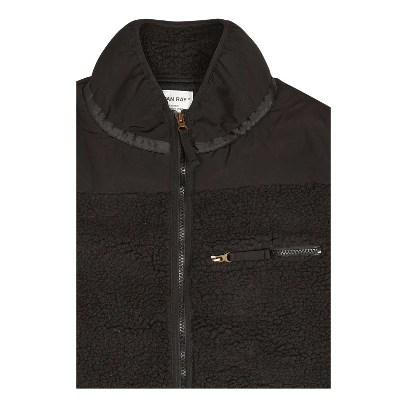 Fleece Layer Vest Black