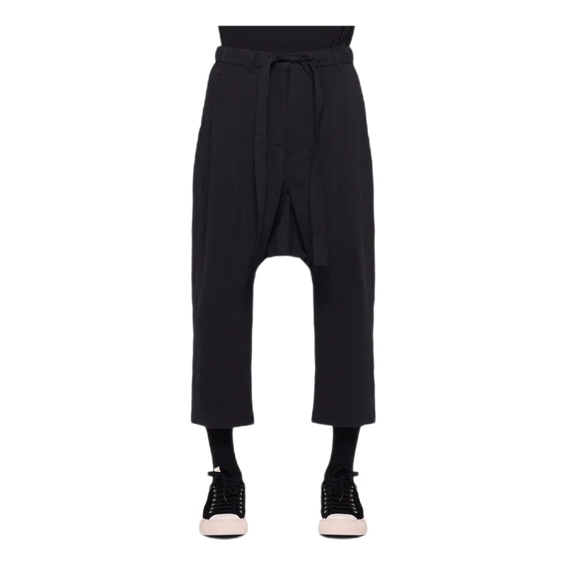 Nylon Sarrouel Pants Black
