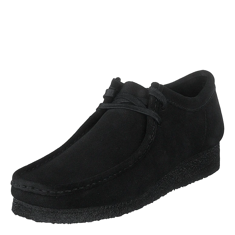 Wallabee Black Suede