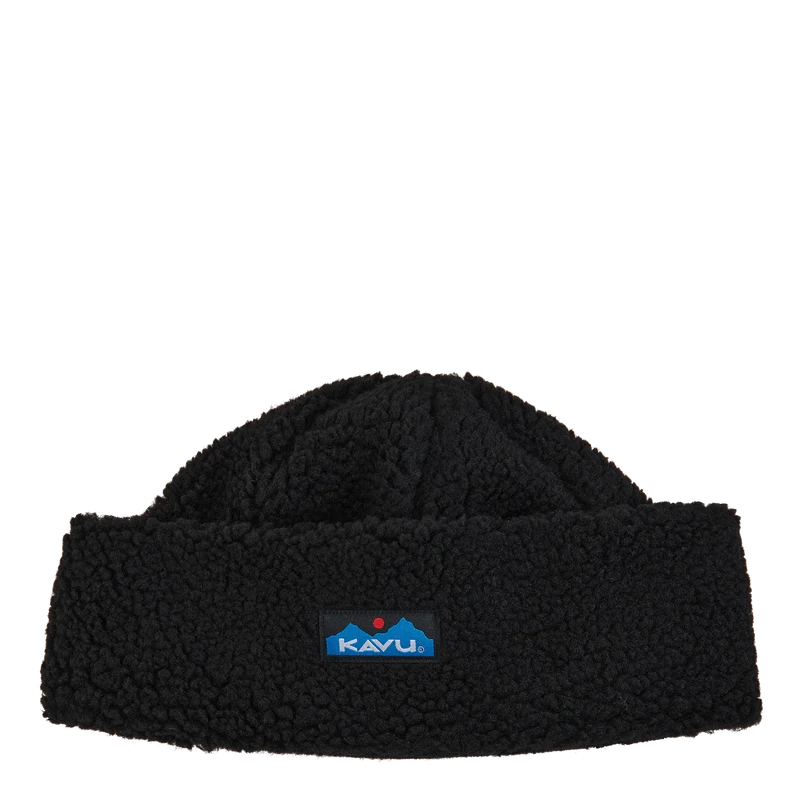 Fur Ball Beanie Black Smoke