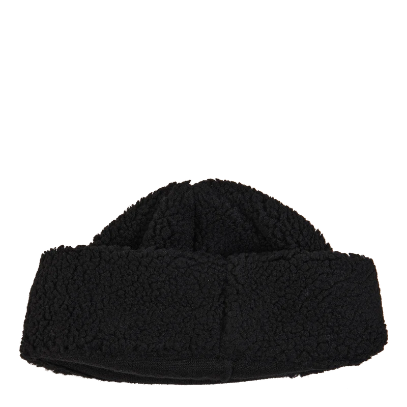 Fur Ball Beanie Black Smoke