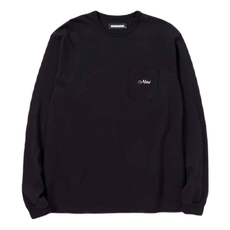 Classic / C-crew . Ls Black