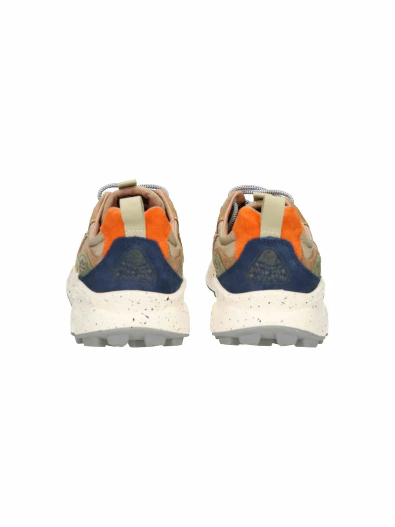 Yamano 3 Man Suede/Nylon Checked navy/cr