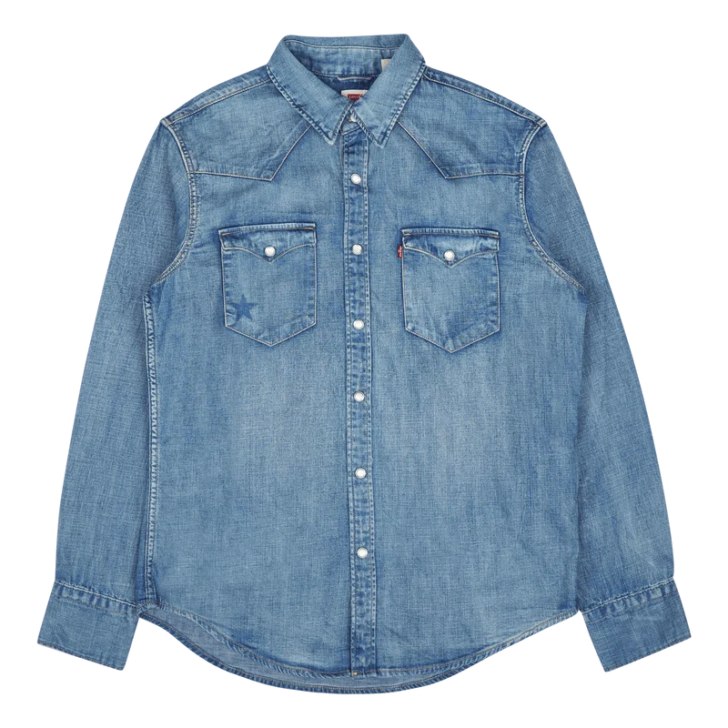 Barstow Western Standard Z9762 Indigo Worn In