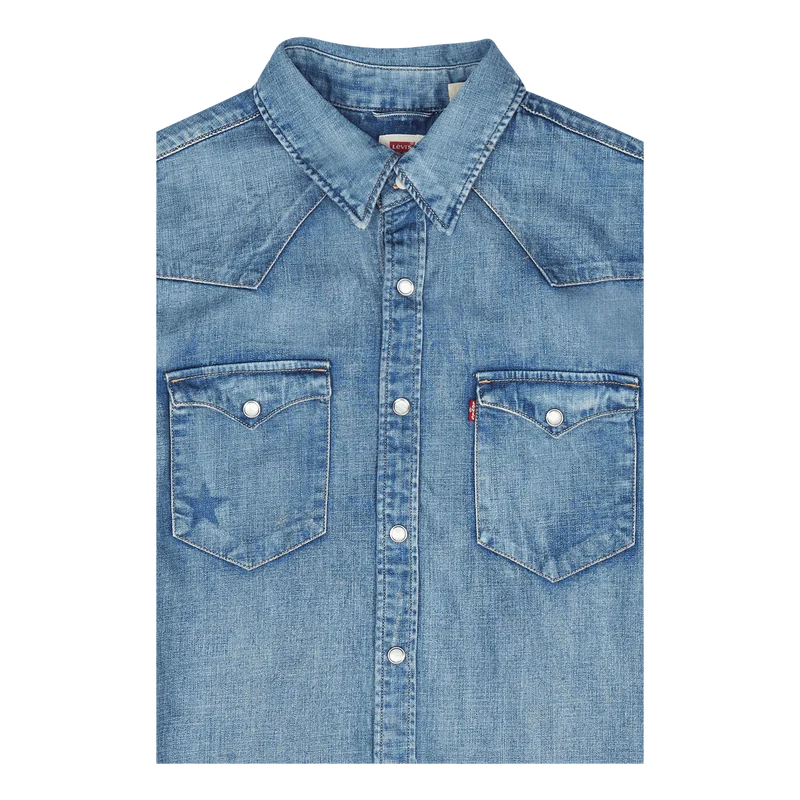 Barstow Western Standard Z9762 Indigo Worn In