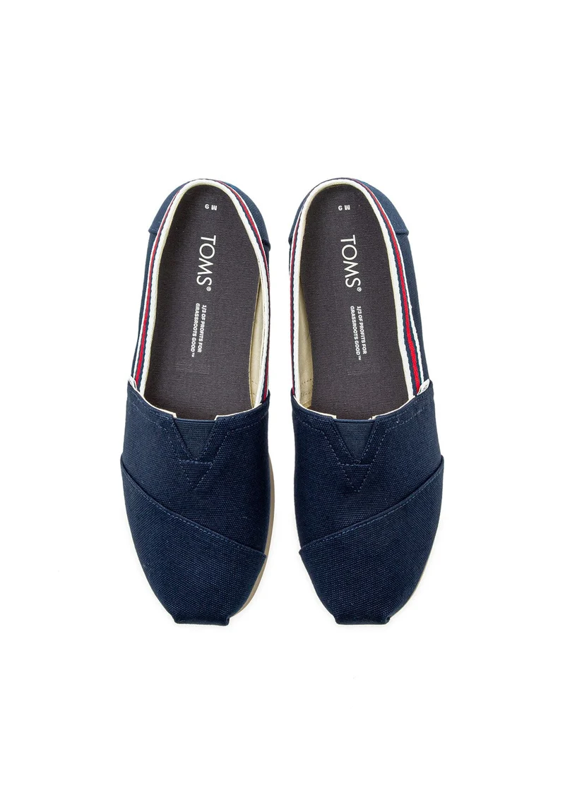 10017751 MN Alpargata Stripe Trim navy