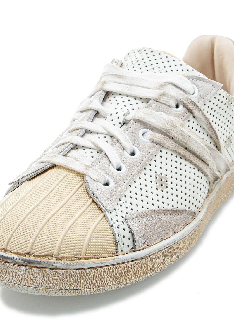 Stripeless Ultimate Atari white/flou gre dunkel