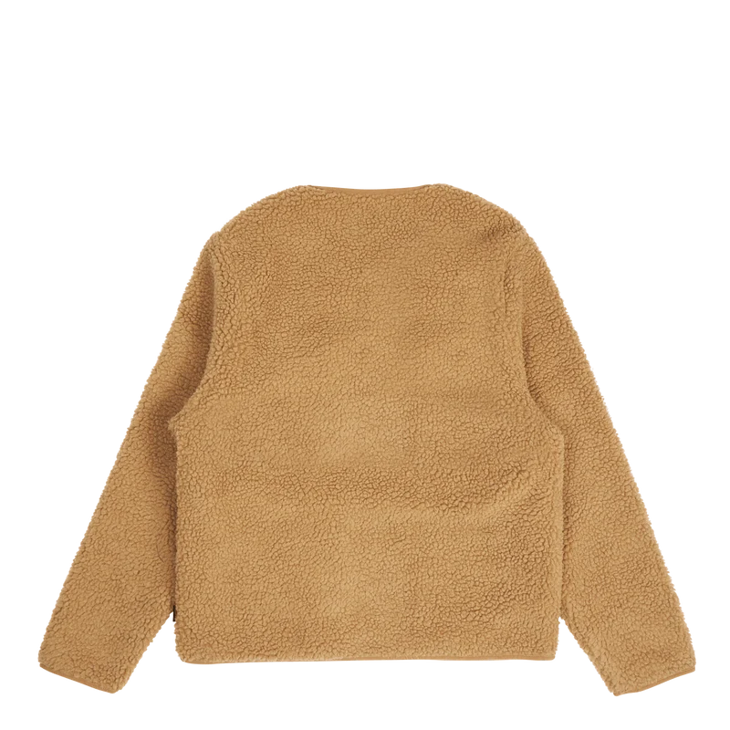 Fleece Layer Cardigan Khaki