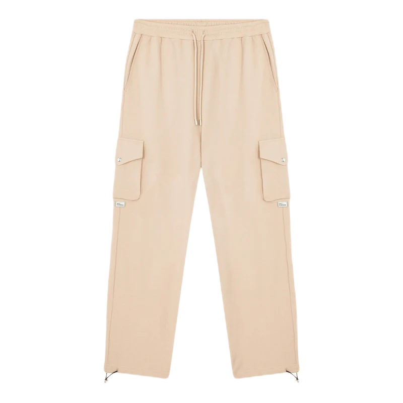 Piquet Baggy Cargo Pants Khaki
