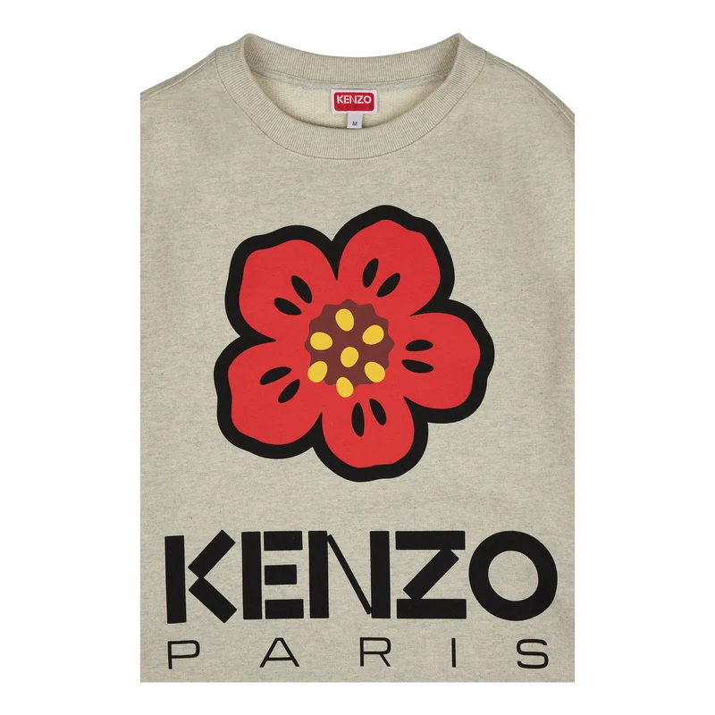 Sweat Boke Flower Pale Grey