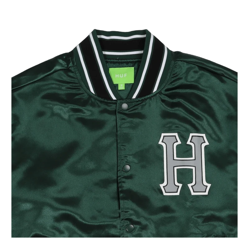 Crackerjack Satin Baseball Jac Fogrn