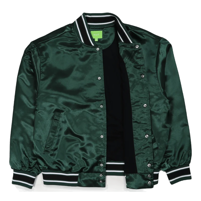 Crackerjack Satin Baseball Jac Fogrn