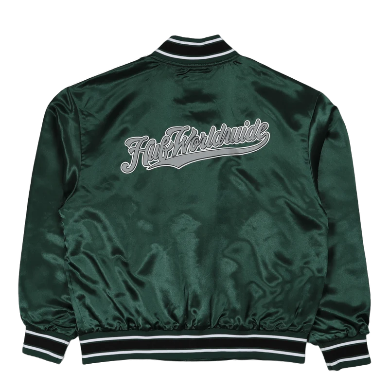Crackerjack Satin Baseball Jac Fogrn
