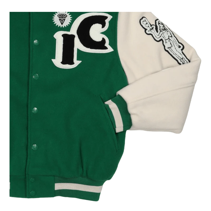 Rodeo Varsity Jacket Green