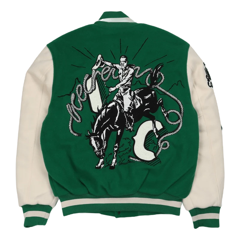Rodeo Varsity Jacket Green