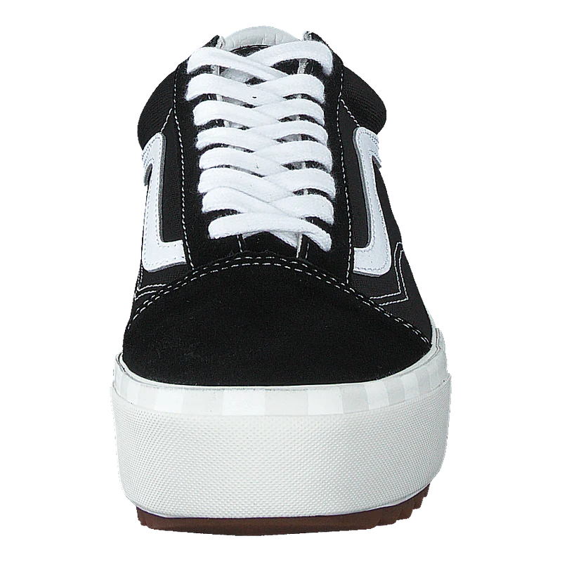 Ua Old Skool Stacked (suedecanvas)blkblncdblnc