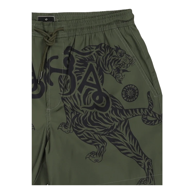 Maharishi Muay Thai Swim Short Olive