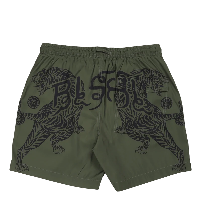 Maharishi Muay Thai Swim Short Olive