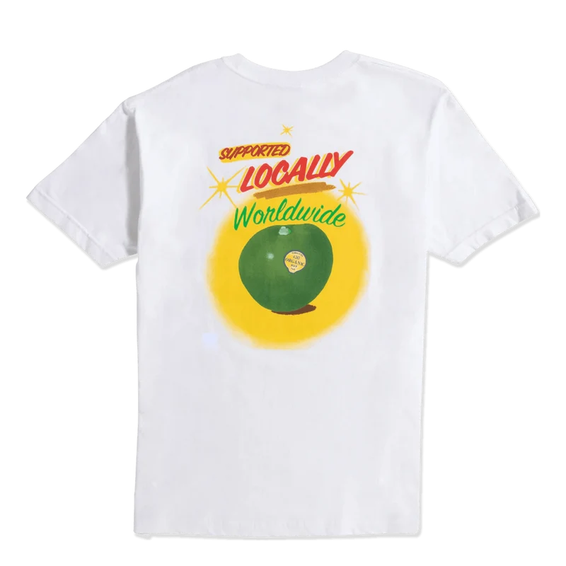 Local Support S/s Tee White