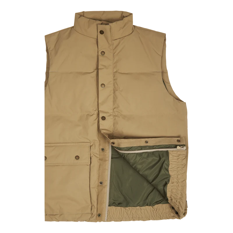 Down Vest Khaki