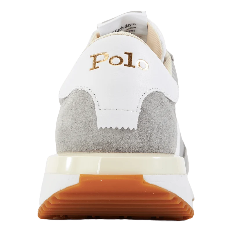 Train 89 Suede & Oxford Sneaker Soft Grey/White
