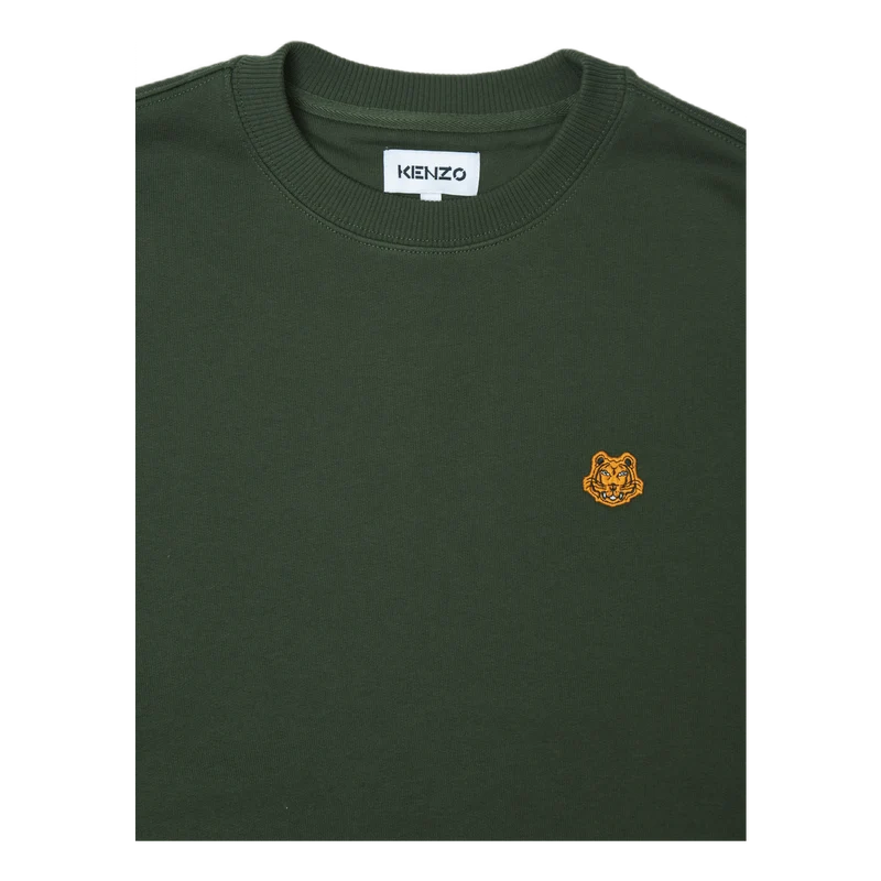 Tiger Crest Classic Sweatshirt Dark Khaki