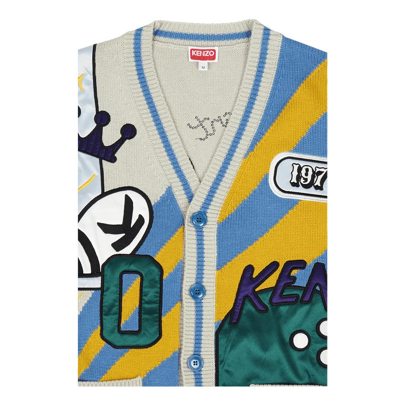 Cardigan Bowling Elephant Cyan