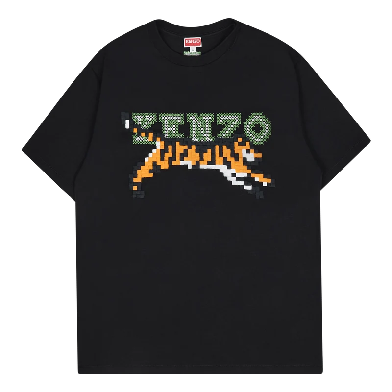 T-shirt Kenzo Pixel Black