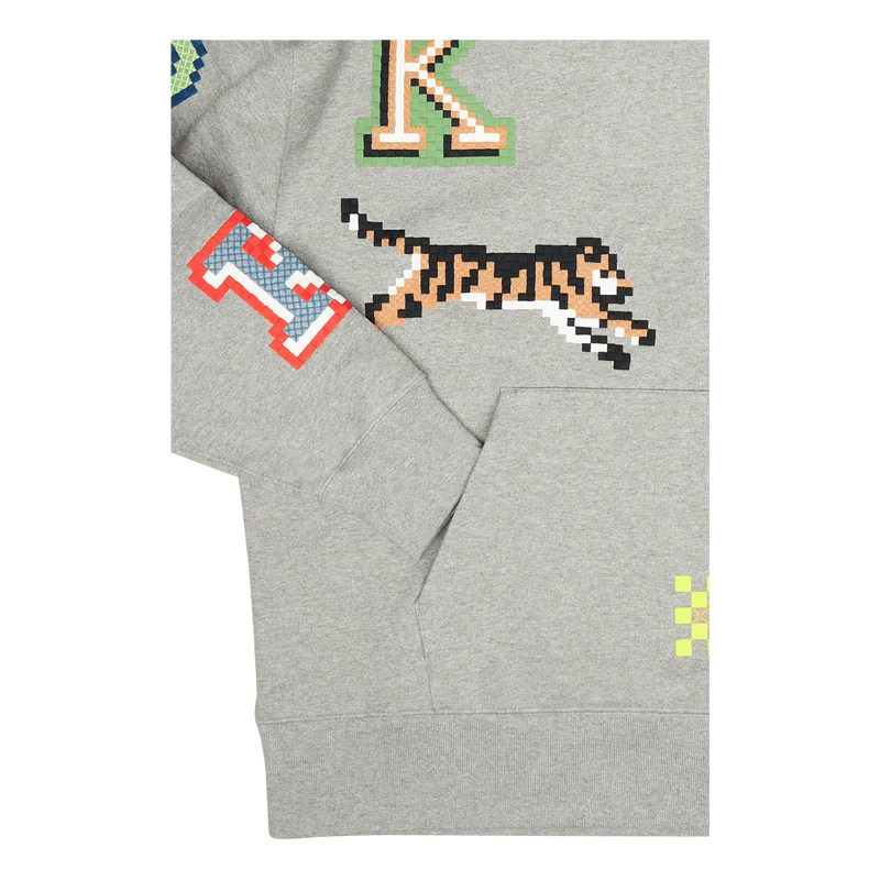 Sweat Kenzo Pixel Pearl Grey