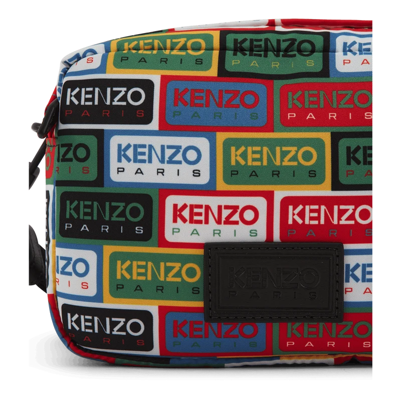 Crossbody Bag Kenzo Label Multicolor