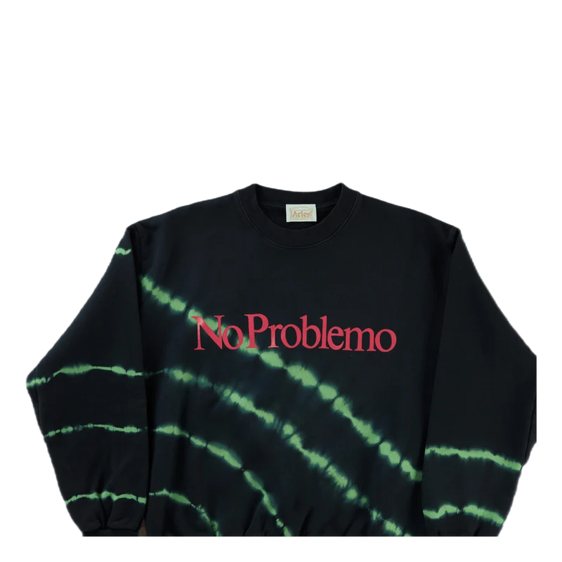 Tie-dye No Problemo Sweatshirt Green