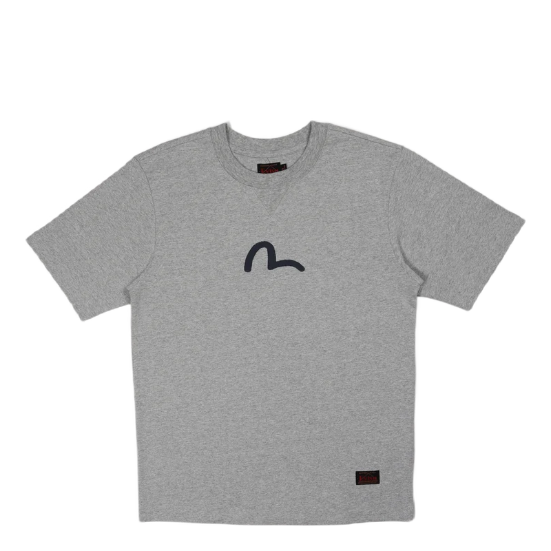 Evisu Basic Crewneck Ss Tee Wi Heather Grey