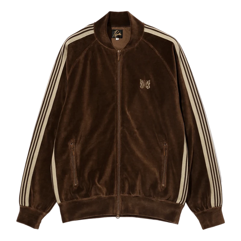 R.c. Track Jacket - C/pe Velou Brown